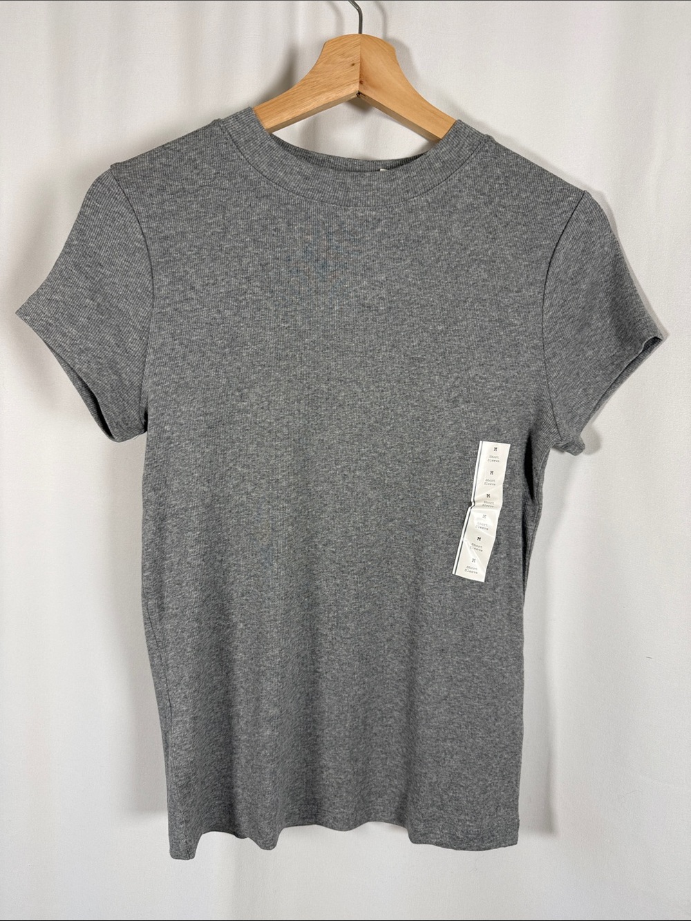 a new day Heather Gray Crewneck Short Sleeve Tee